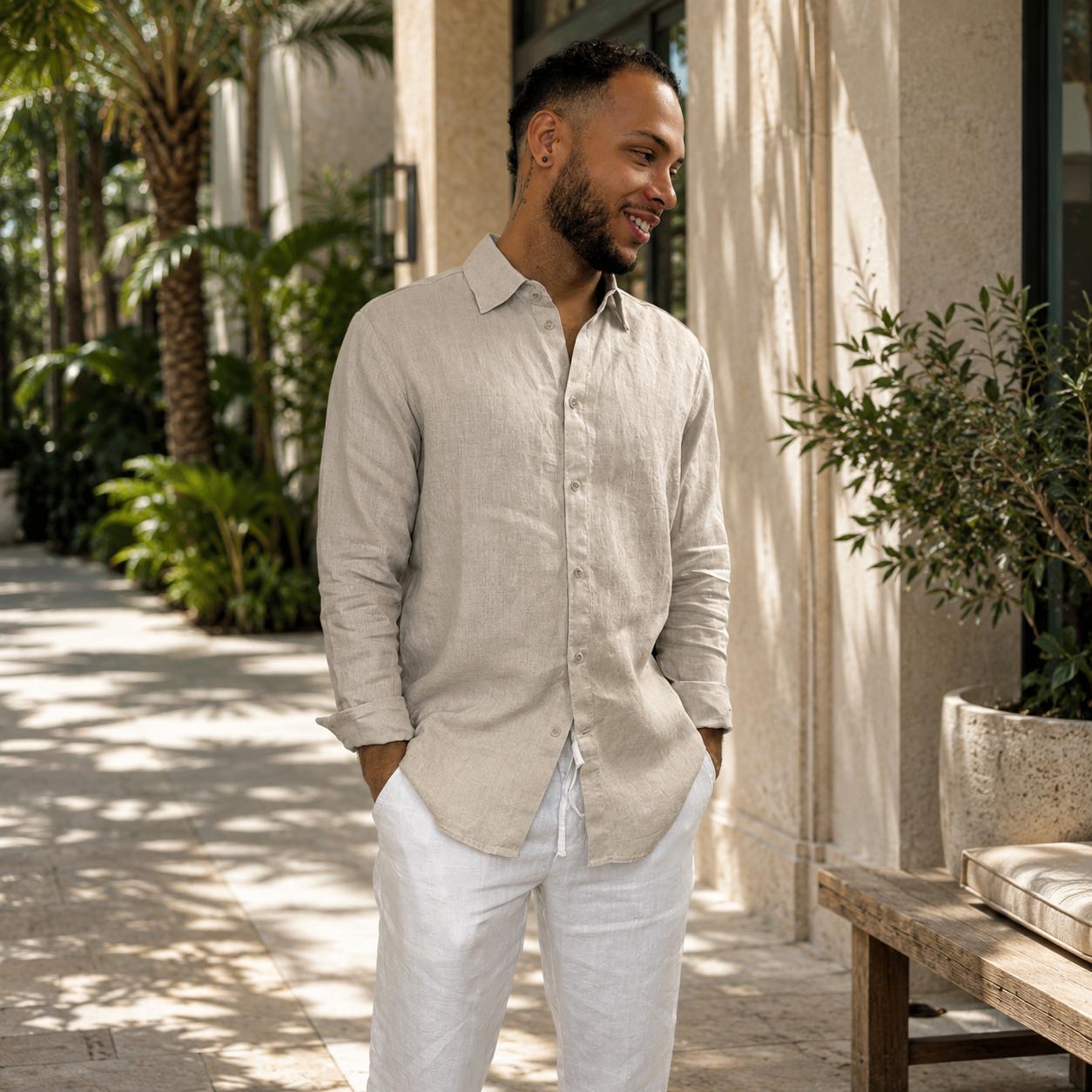 Coconut Grove Linen Shirt