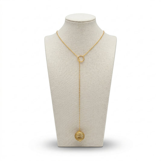Golden Aura Luma Adjustable Necklace