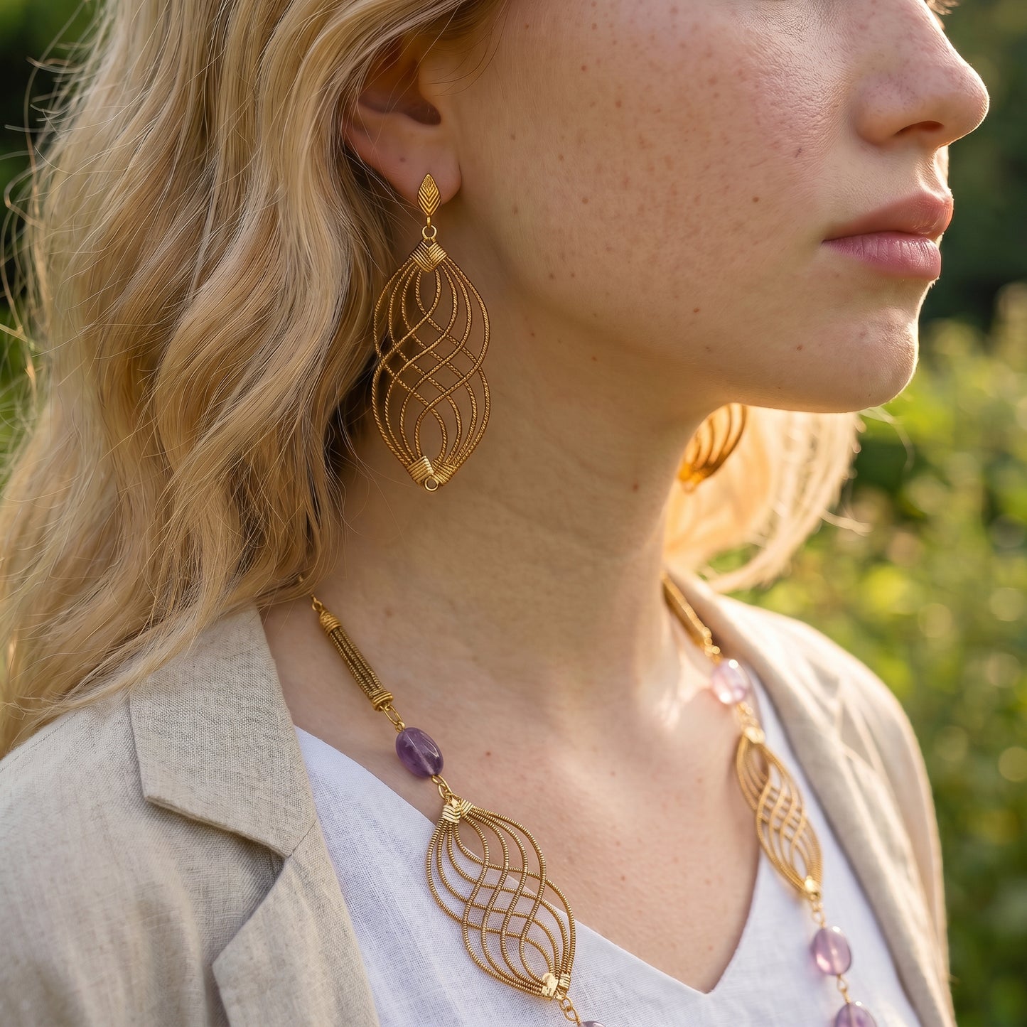 Ondas do Cerrado Earrings