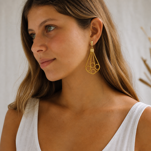 Laço Natural Earrings Earrings