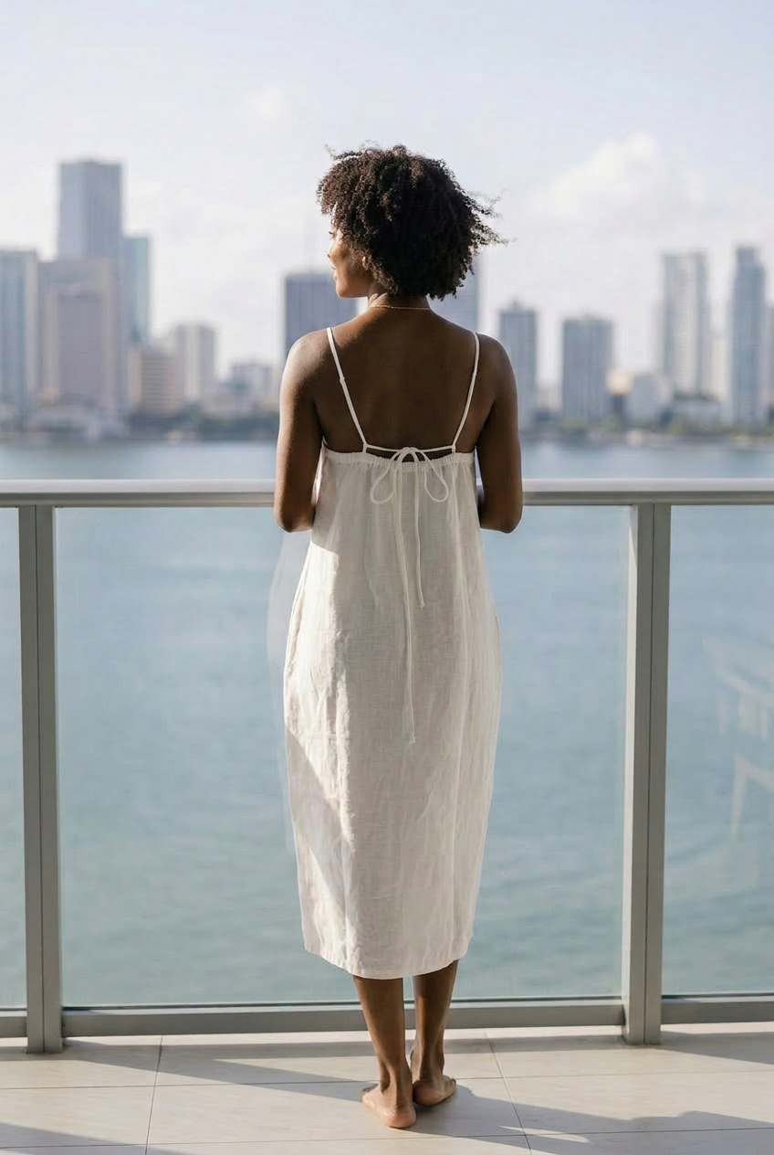 St. Augustine Linen Dress