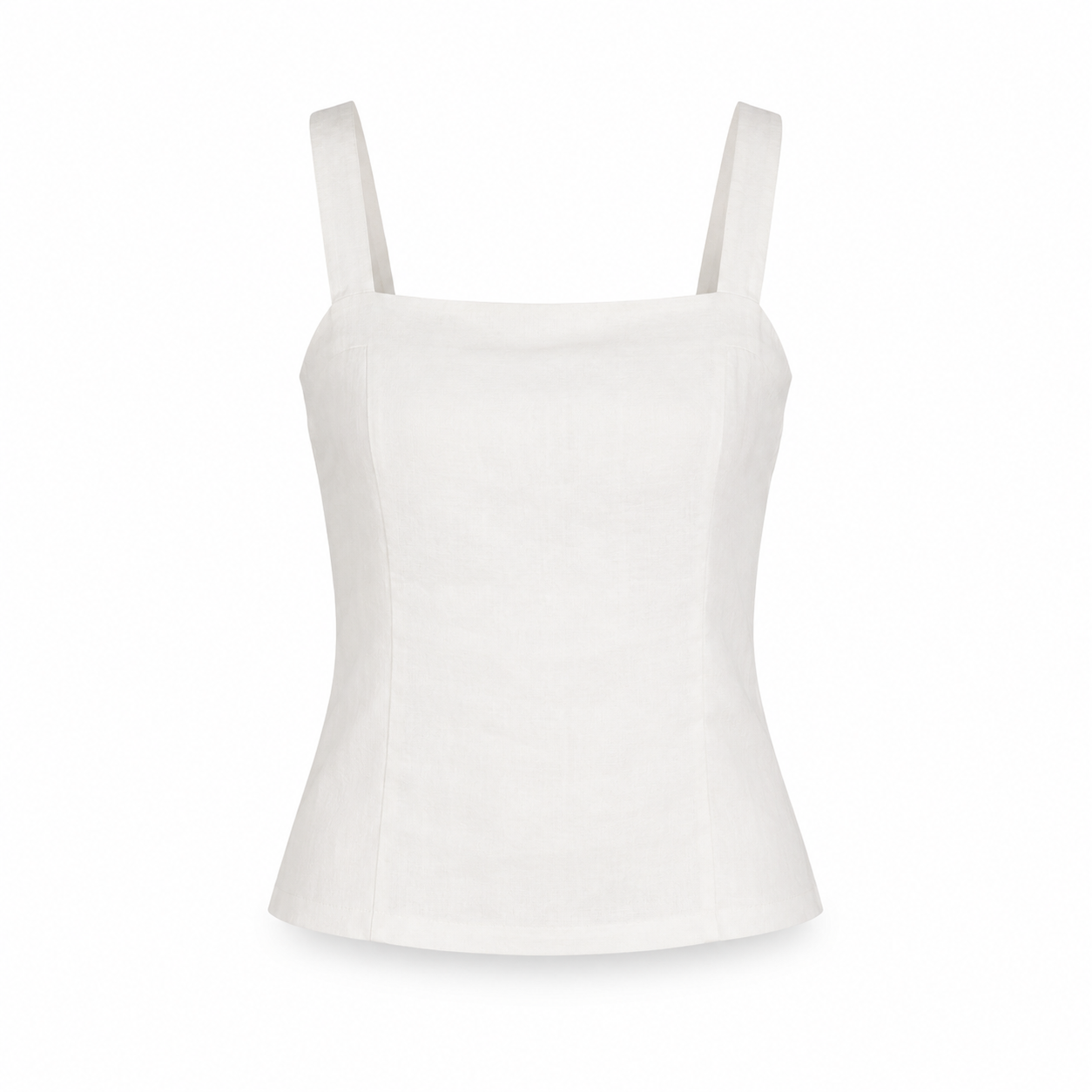 Siena Square Neck Linen Tank