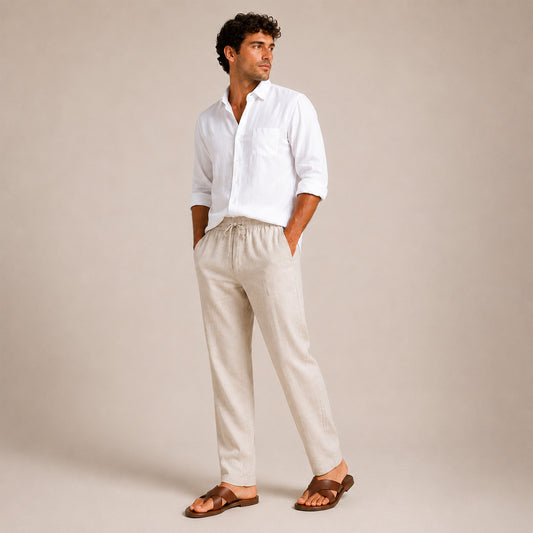Sunset Harbor Linen Pants