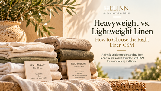 Heavyweight vs. Lightweight: How to Choose the Right Linen GSM