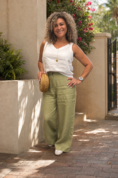 The Miami Linen Set — Amalfi + Coconut Grove