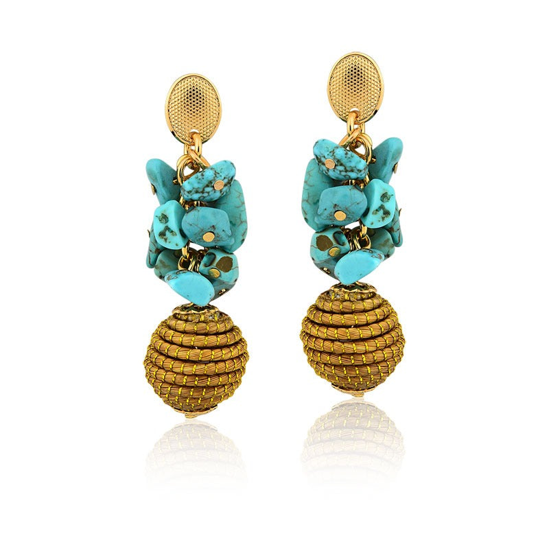 Aura Turquesa Earrings