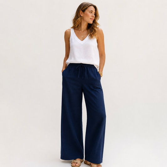 Amalfi Linen Top