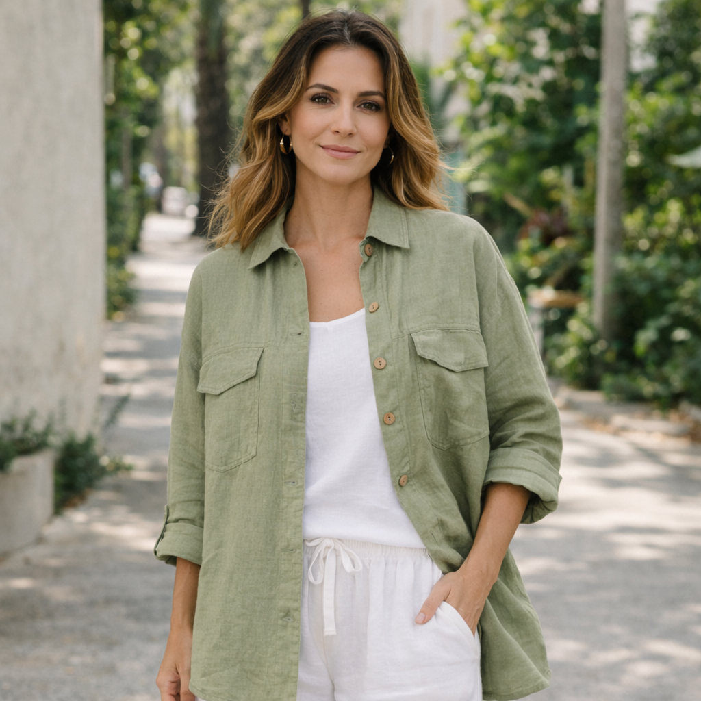 Amelia Island Linen Shirt