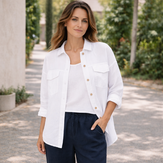 Amelia Island Linen Shirt