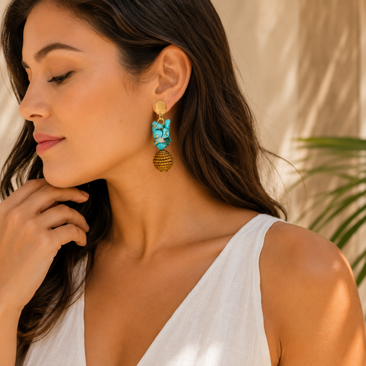 Aura Turquesa Earrings