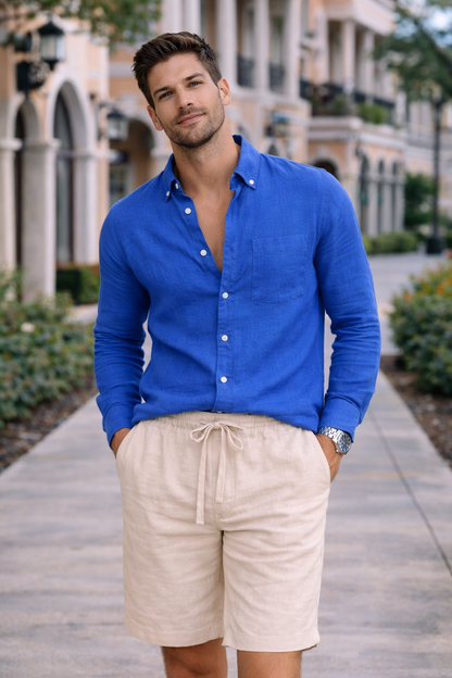 Siesta Key Linen Shorts