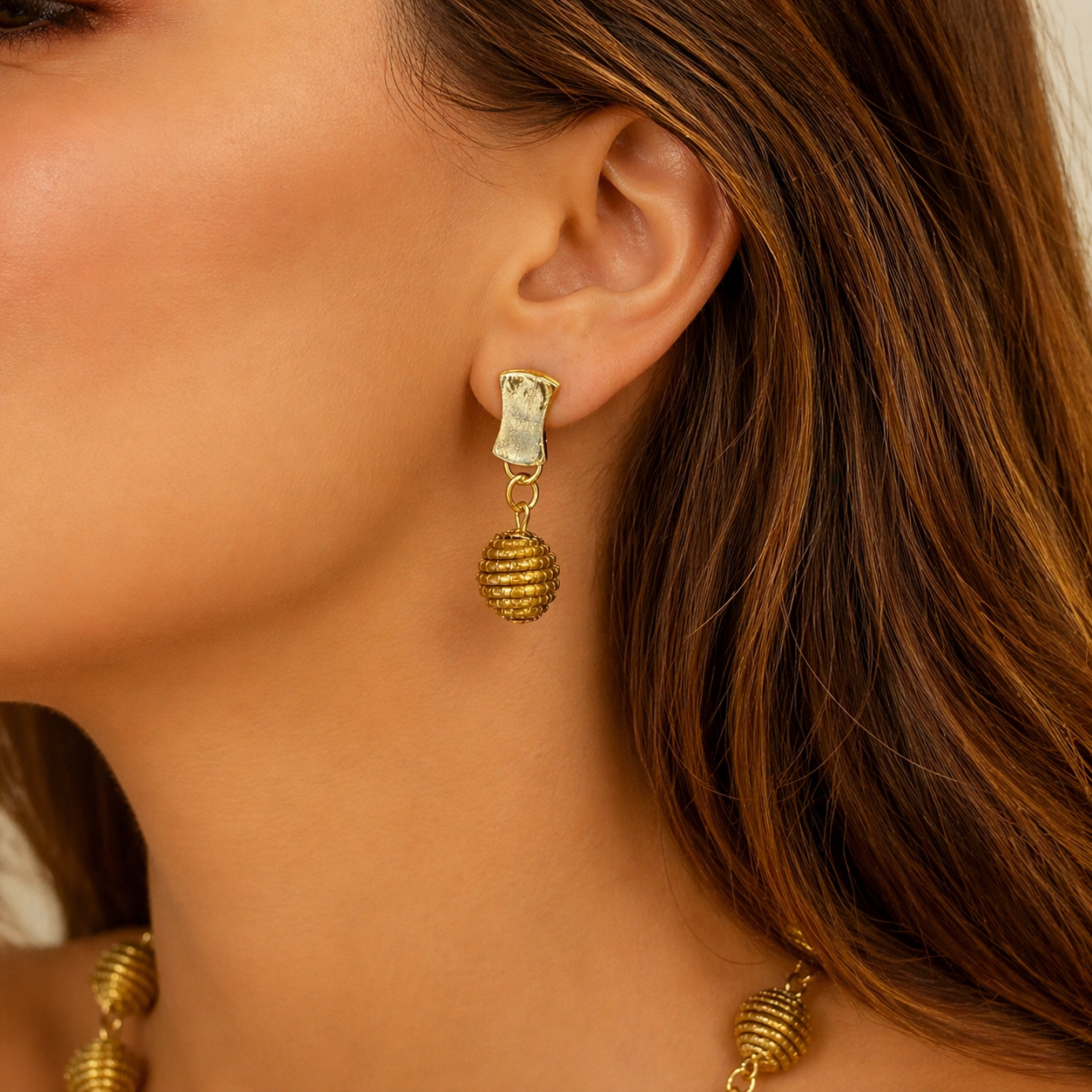 Céu Dourado Earrings