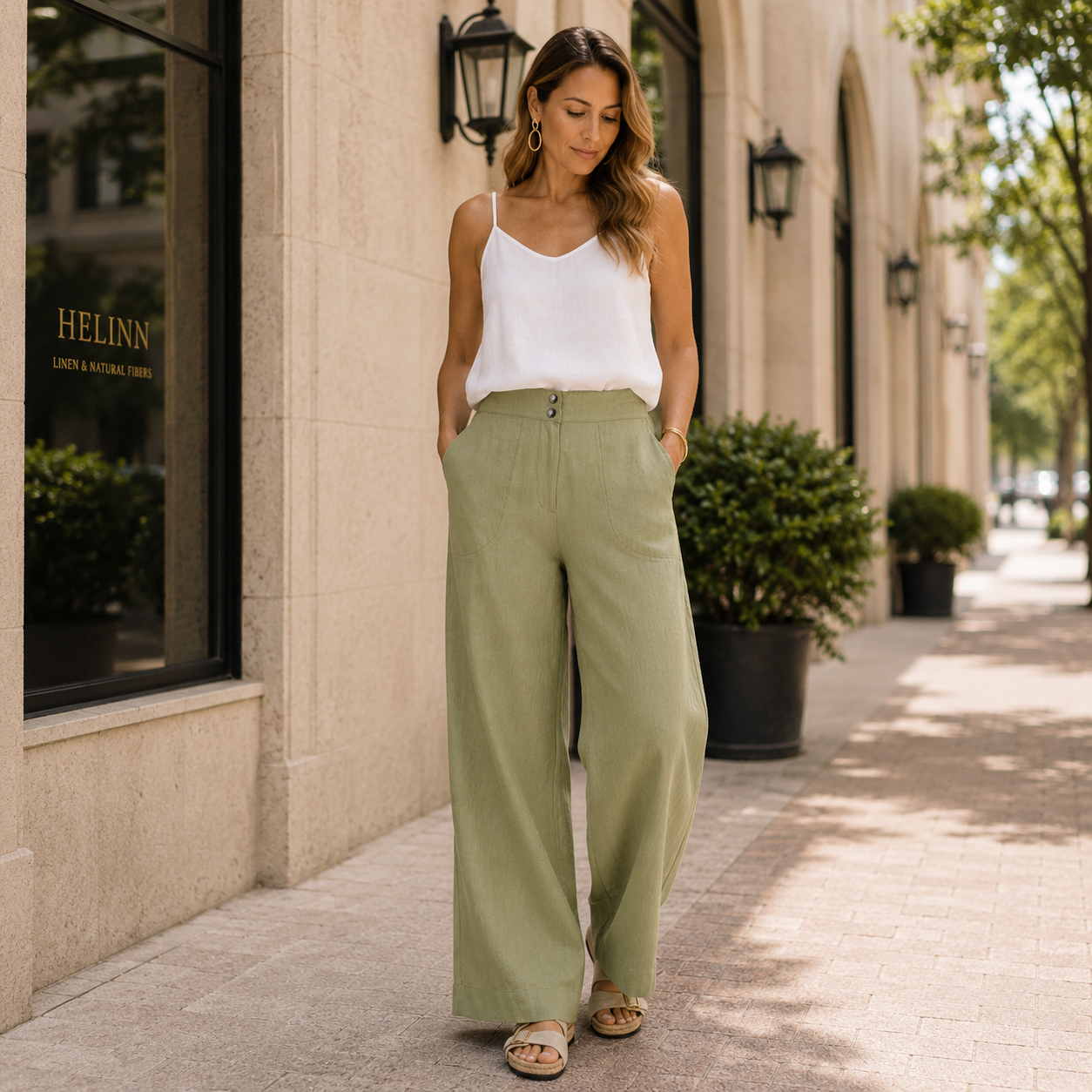 Coconut Grove Linen Pants