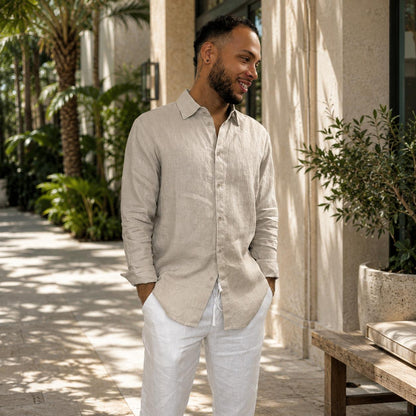 Coconut Grove Linen Shirt