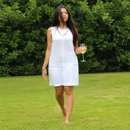 Coral Gables Linen Dress