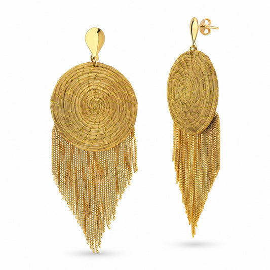 Aura Jalapão Fringe Earrings