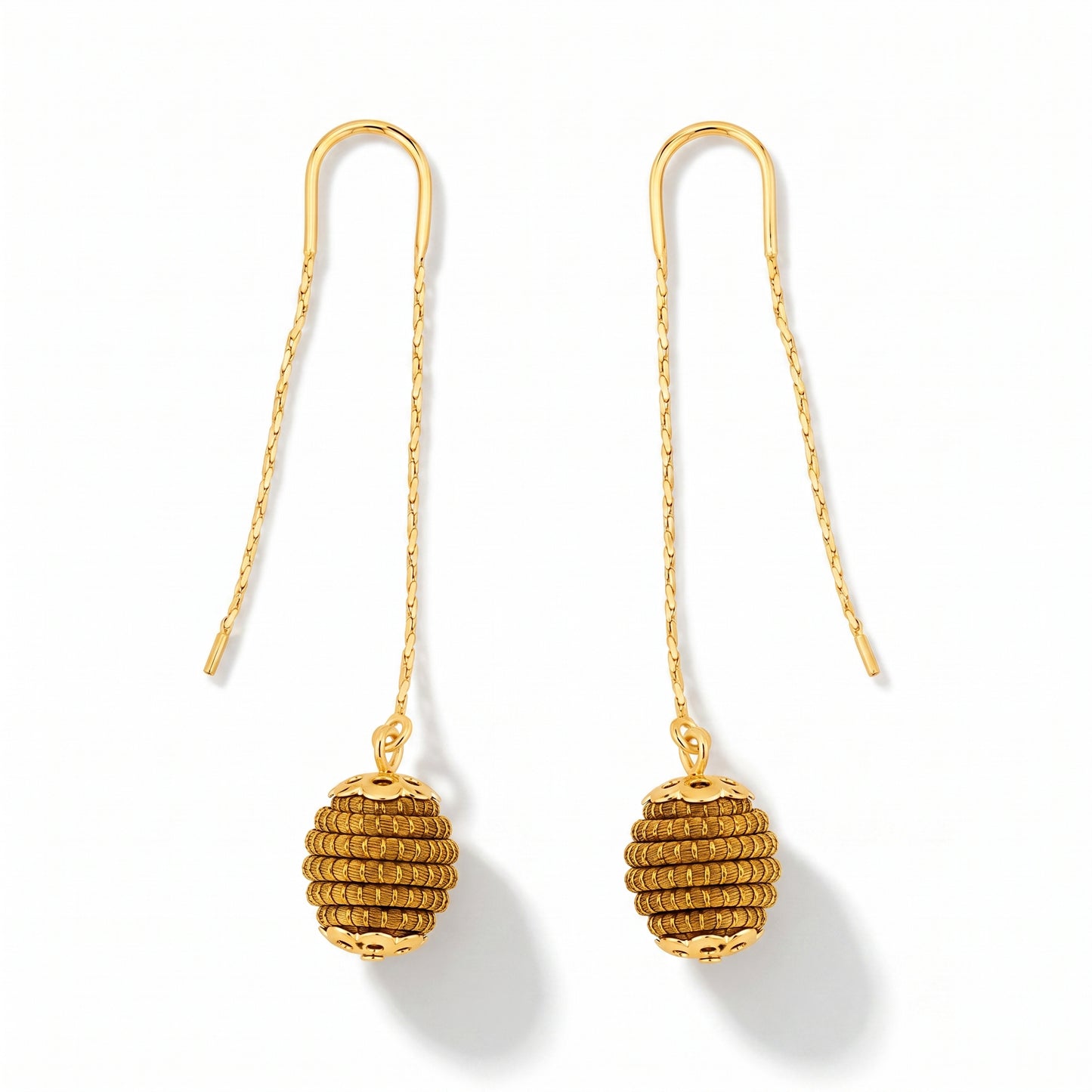 Aura Solara Threader Earrings