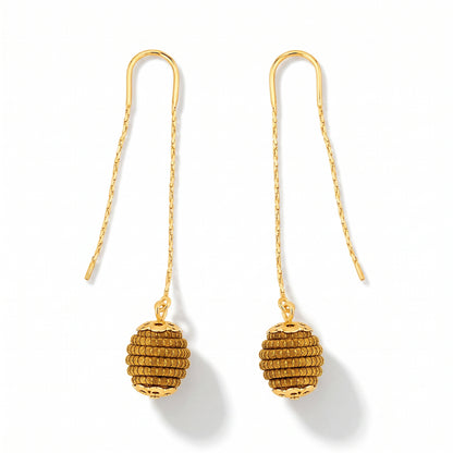 Aura Solara Threader Earrings