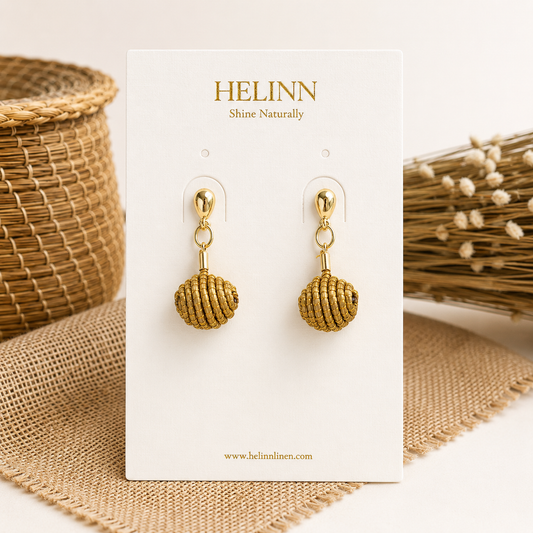 Vida Woven Orb Earrings