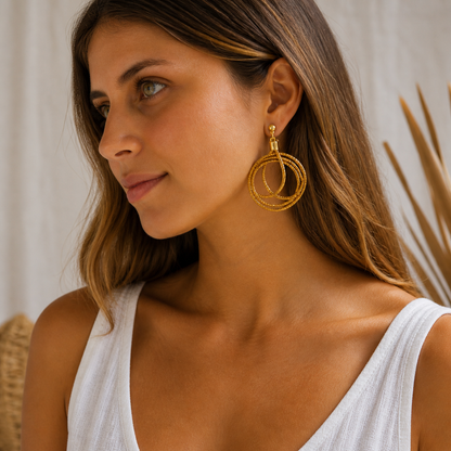 Elo Dourado Earrings