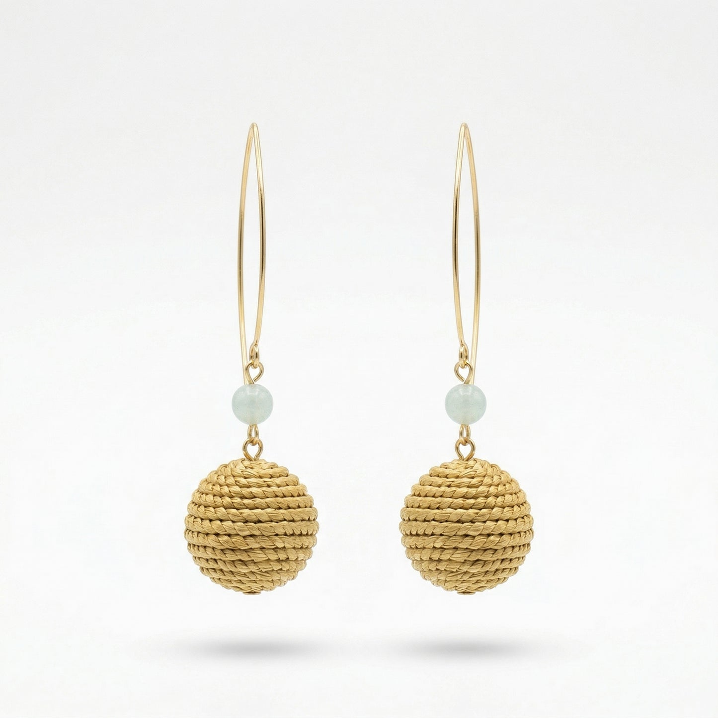 Golden Aura Celeste Drop Earrings