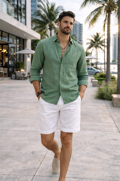 Melbourne Linen Shirt