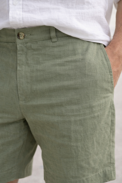 Biscayne Linen Shorts