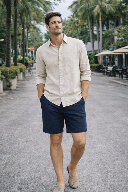 Coconut Grove Linen Shirt