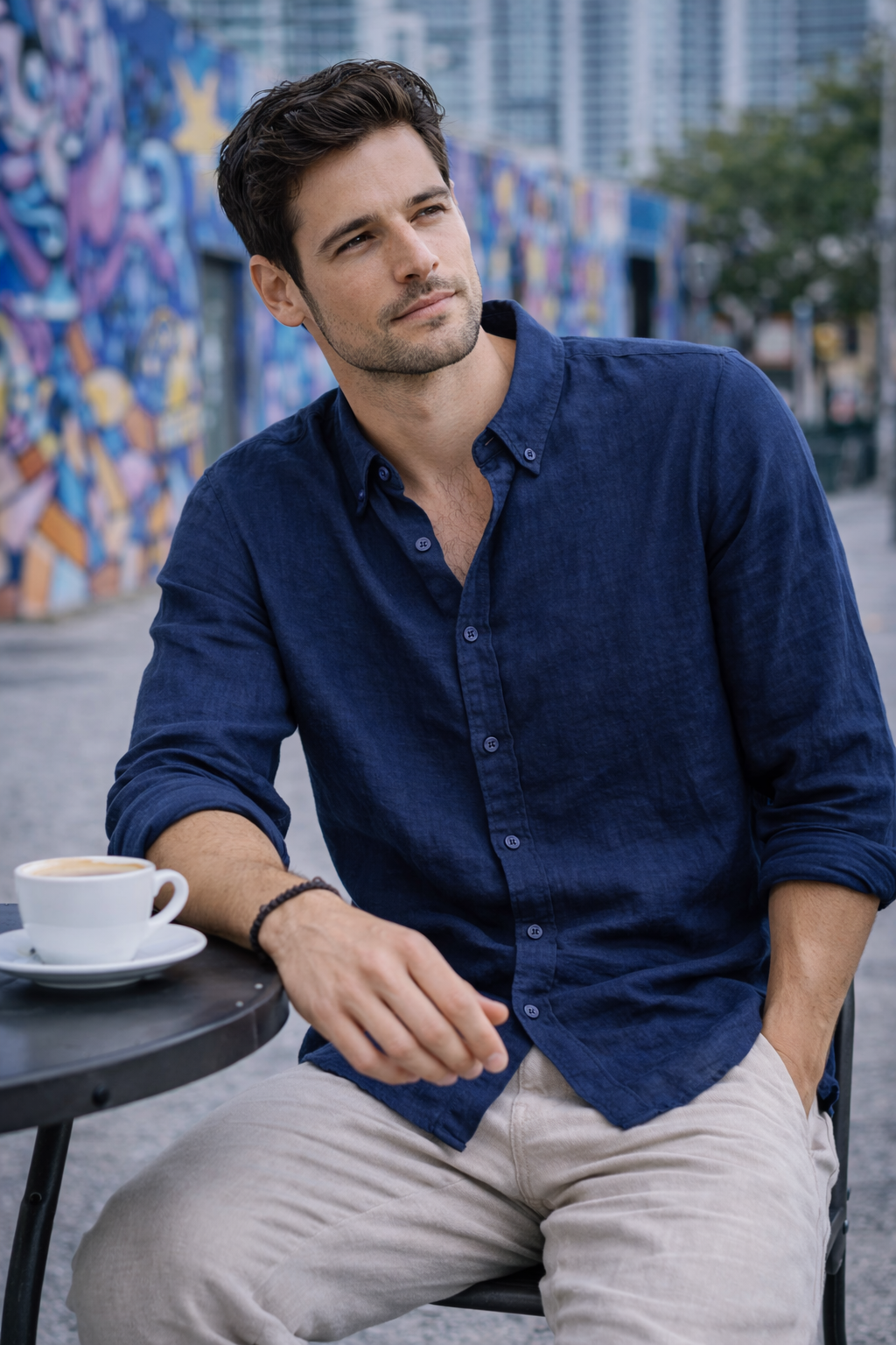 Wynwood Long Sleeve Linen Shirt