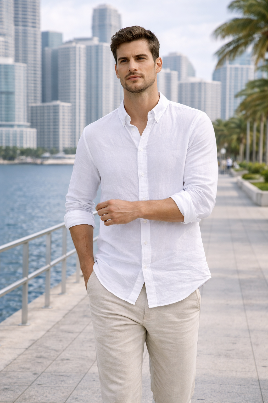 Wynwood Long Sleeve Linen Shirt