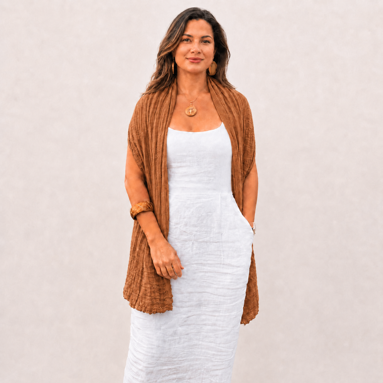 Vizcaya Linen Scarf