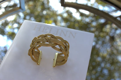 Horizonte Serena Bracelet Cuff – Braided Edition