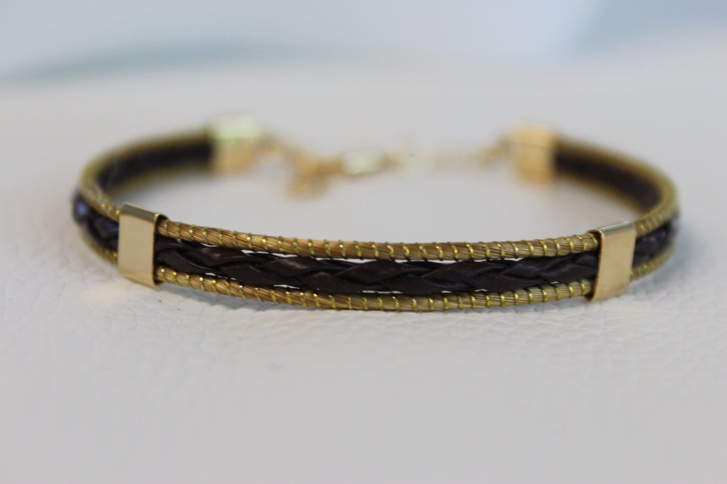Aura Slim Leather Bracelet