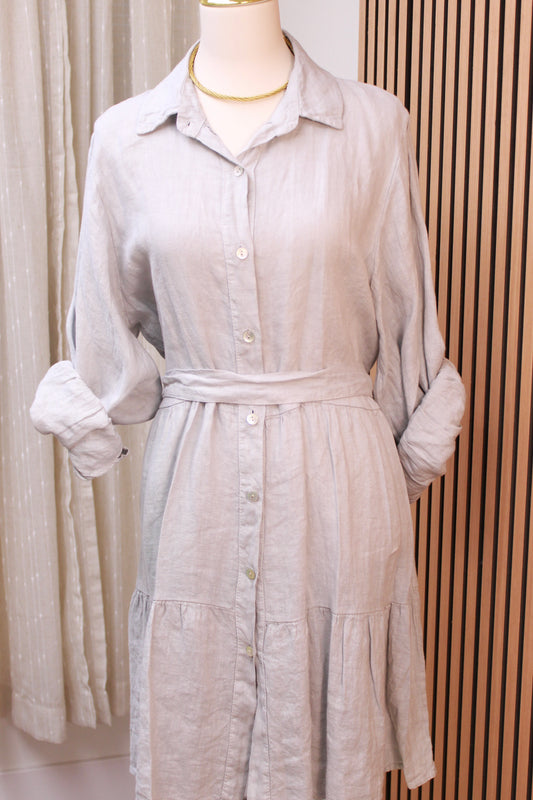 Mother’s Day Pairing – Summerland Linen Dress & Golden Grass Earrings