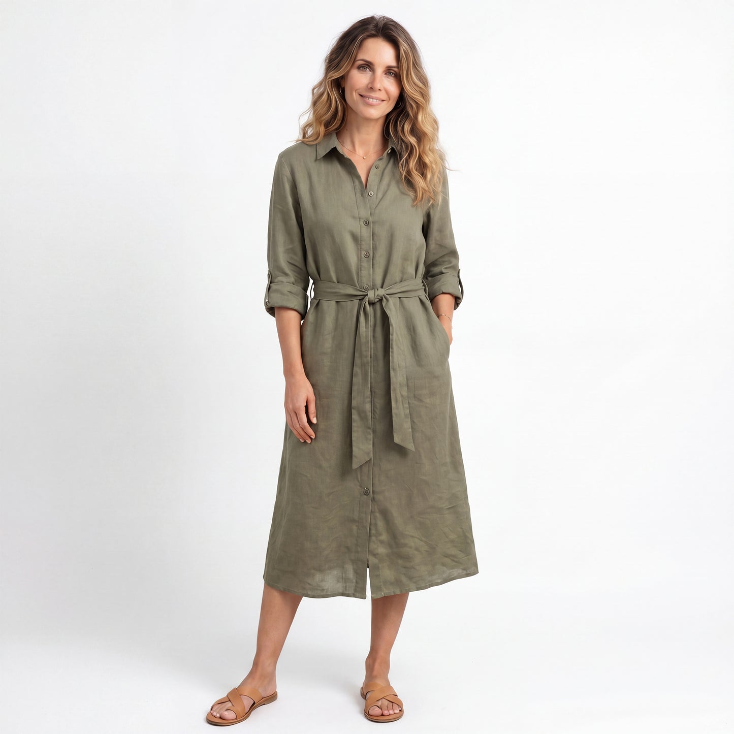 Key Biscayne Linen Dress