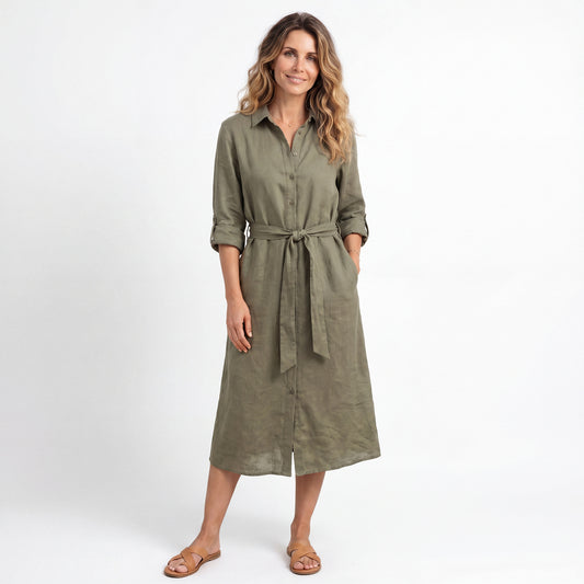 Key Biscayne Linen Dress