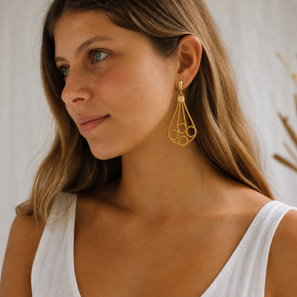 Laço Natural Earrings Earrings