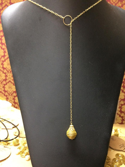 Golden Aura Luma Adjustable Necklace