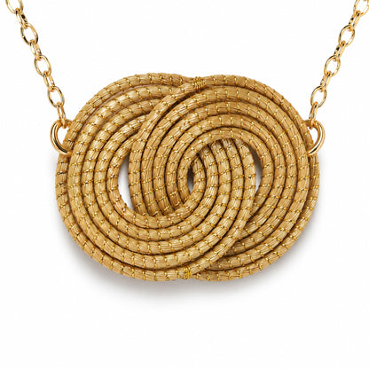 Aura Infinity Pendant Necklace