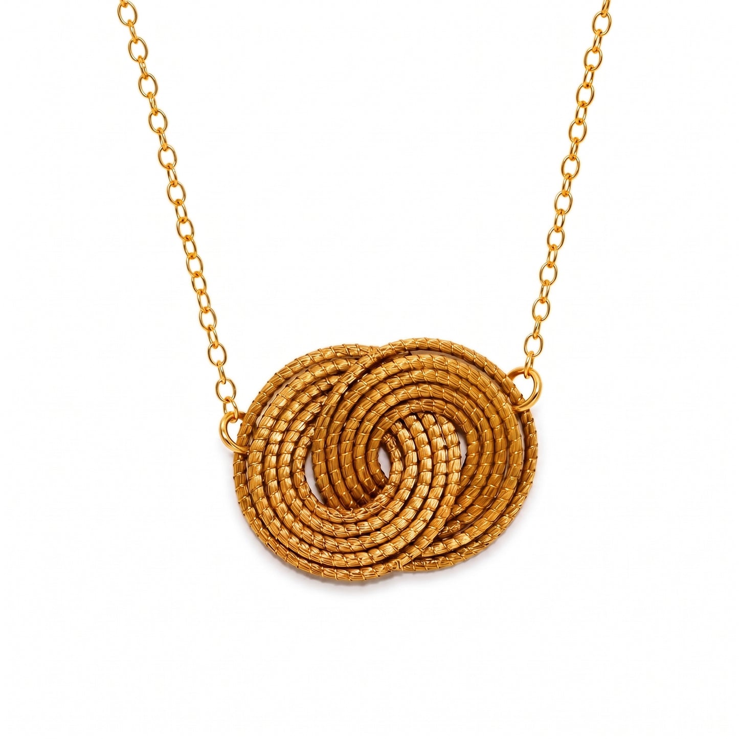 Aura Infinity Pendant Necklace