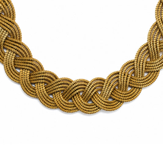 Vida Trama Dourada Choker Necklace