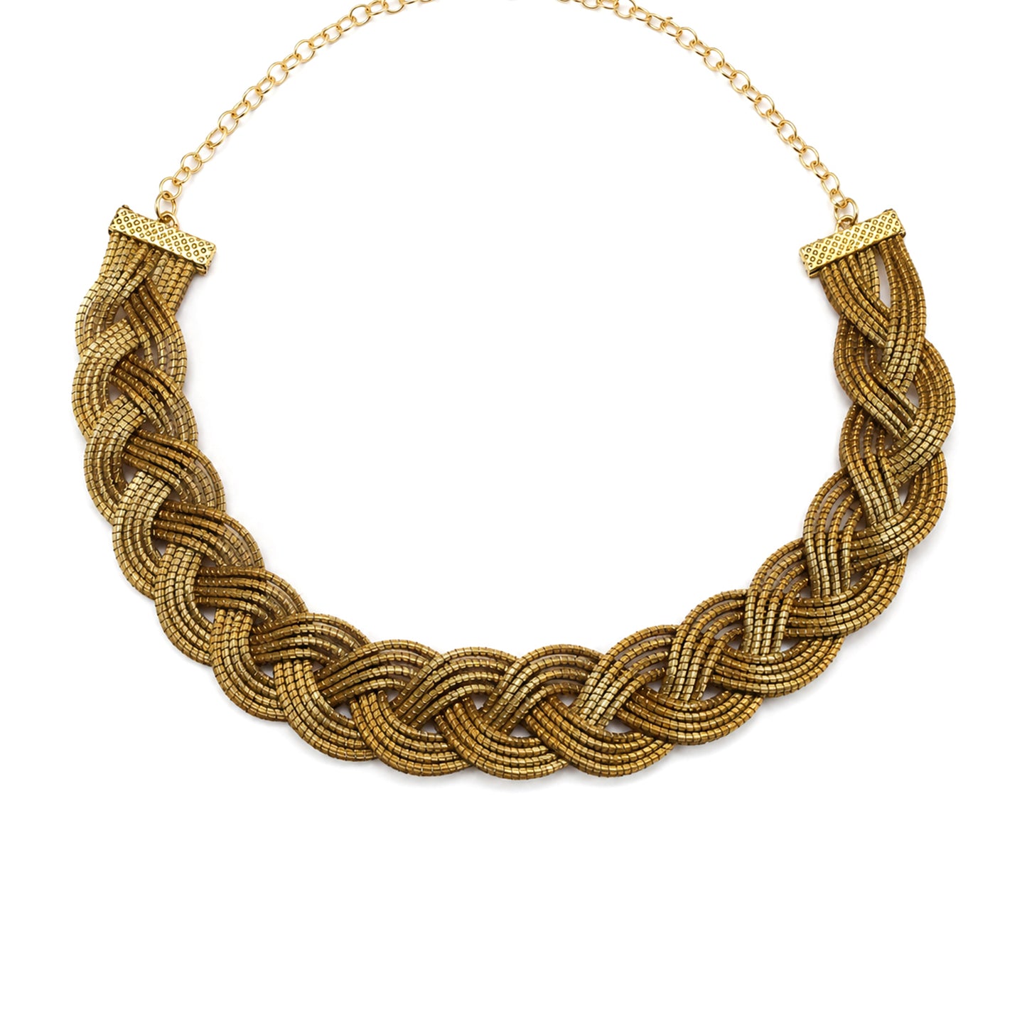 Vida Trama Dourada Choker Necklace