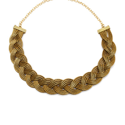 Vida Trama Dourada Choker Necklace