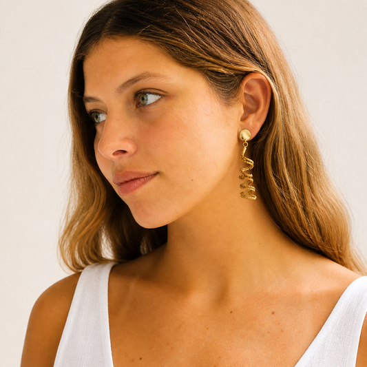 Raiz Dourada Earrings