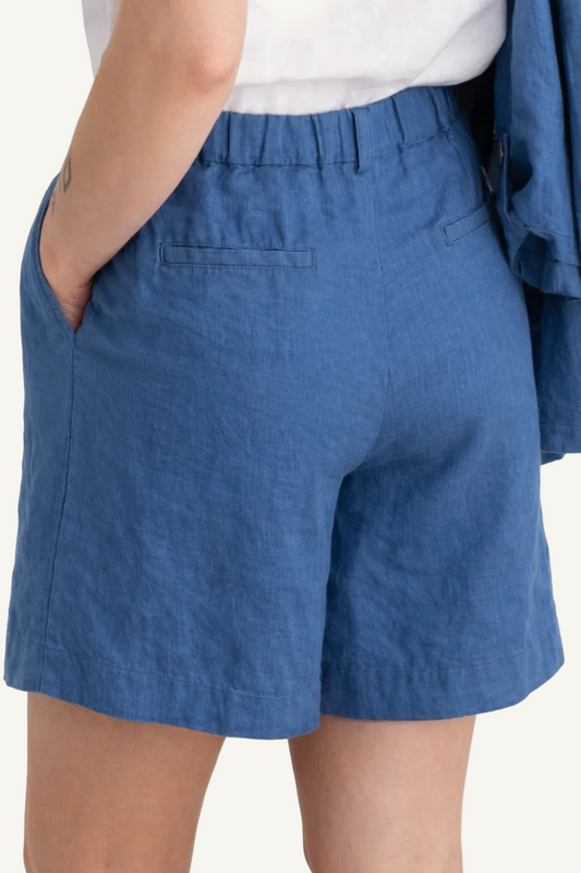 Sanibel Linen Shorts, back view