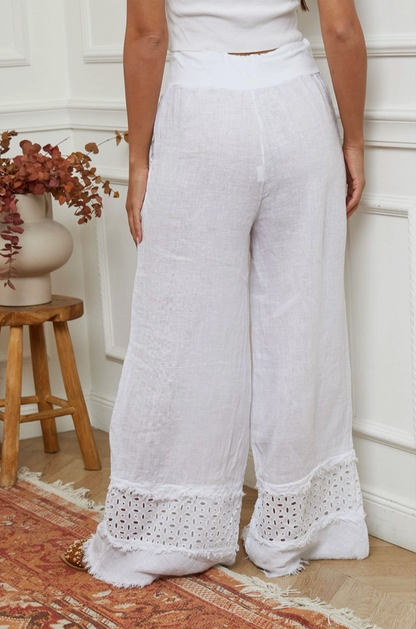 Mother’s Day Pairing – Linen Pants & Golden Grass Necklace