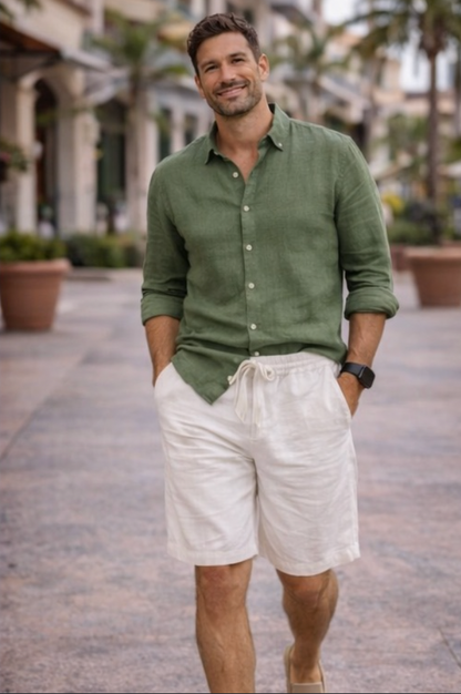 Siesta Key Linen Shorts