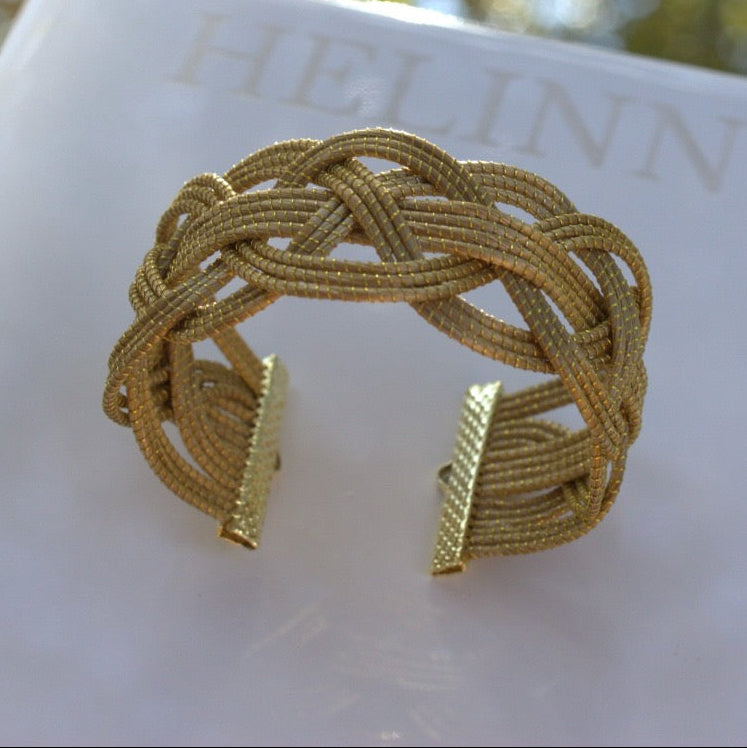 Horizonte Serena Bracelet Cuff – Braided Edition