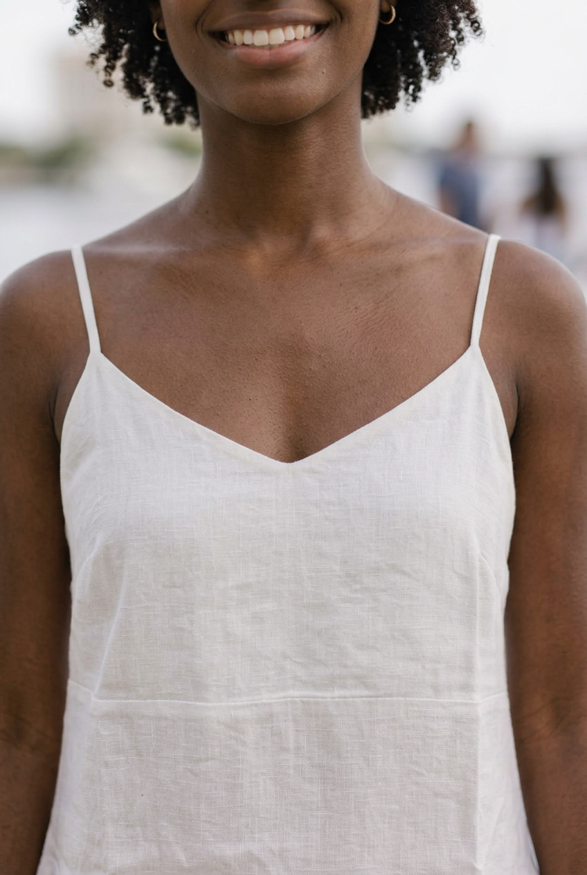St. Augustine Linen Dress