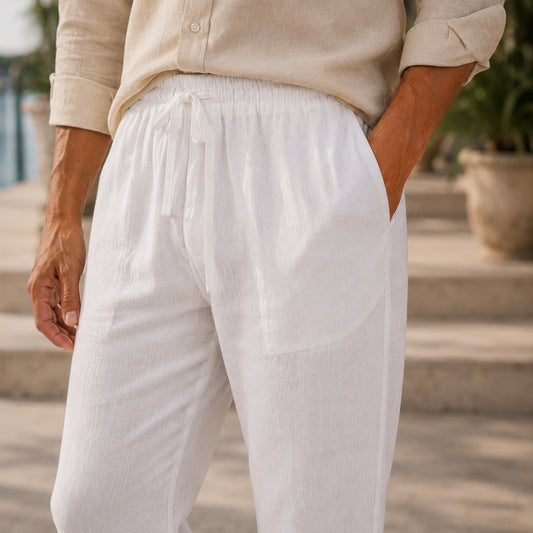 Sunset Harbor Linen Pants